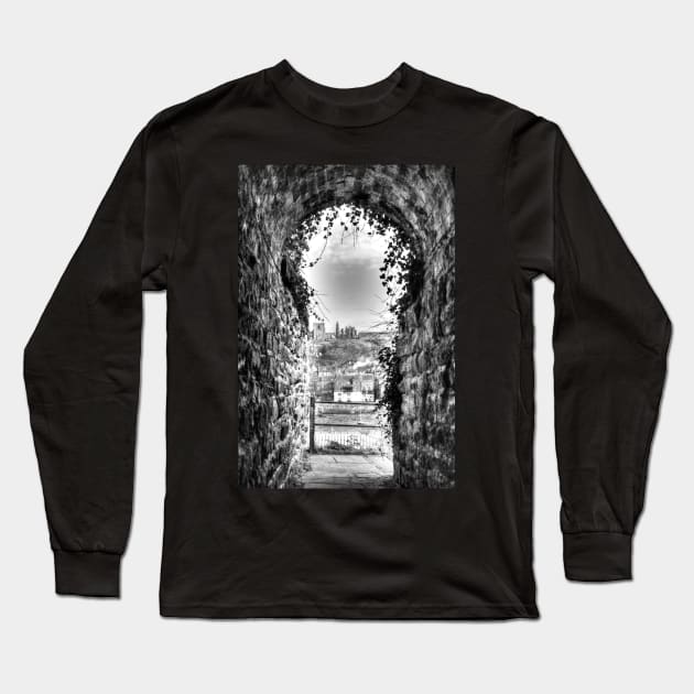 Whitby Abbey Long Sleeve T-Shirt by tommysphotos